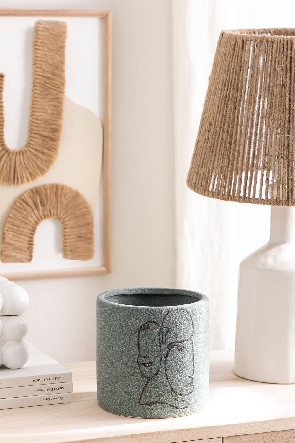 Sklum Olaf vaso in ceramica 13,5 cm etnico