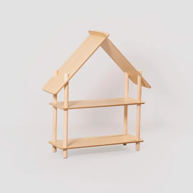 Sklum Zita Kids Mensola Legno 2 Ripiani Naturale