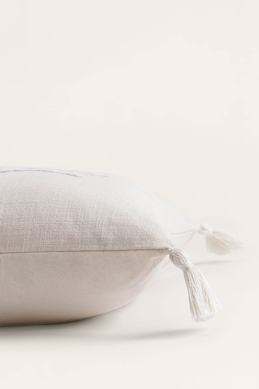 Sklum Goias Gardenia cuscino quadrato cotone 45x45 bianco