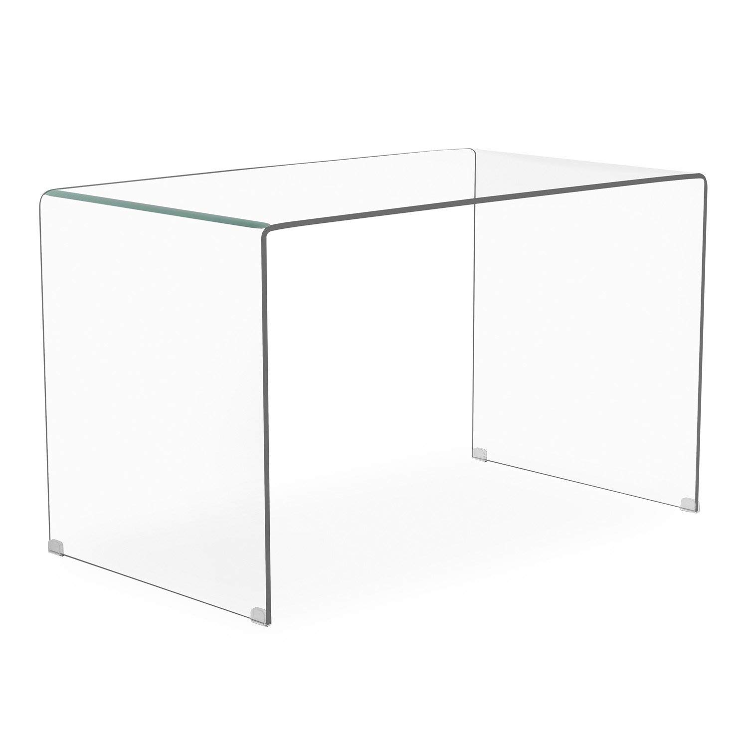 Sklum Hista scrivania vetro trasparente 124 cm
