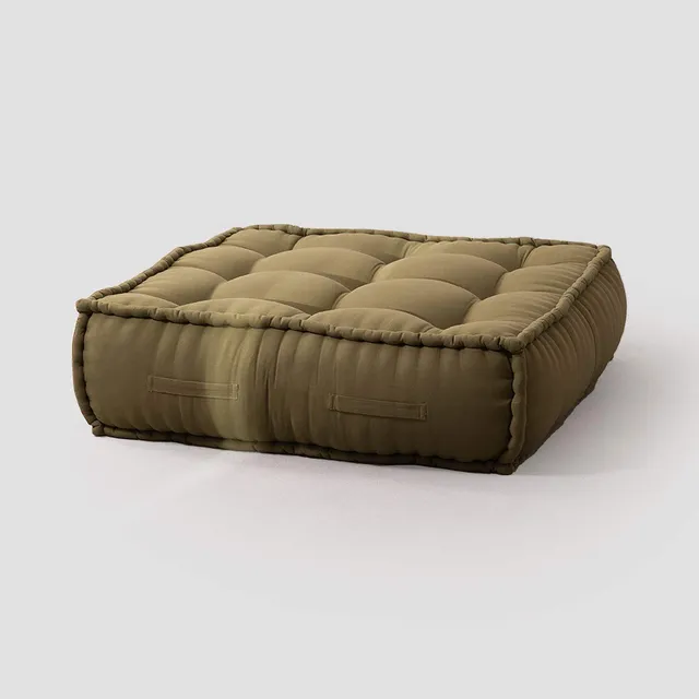 Sklum Yebel Verde Salvia pouf divano modulare cotone
