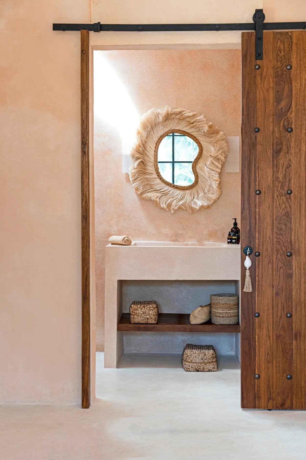 Bambua La Principessa specchio L naturale arco