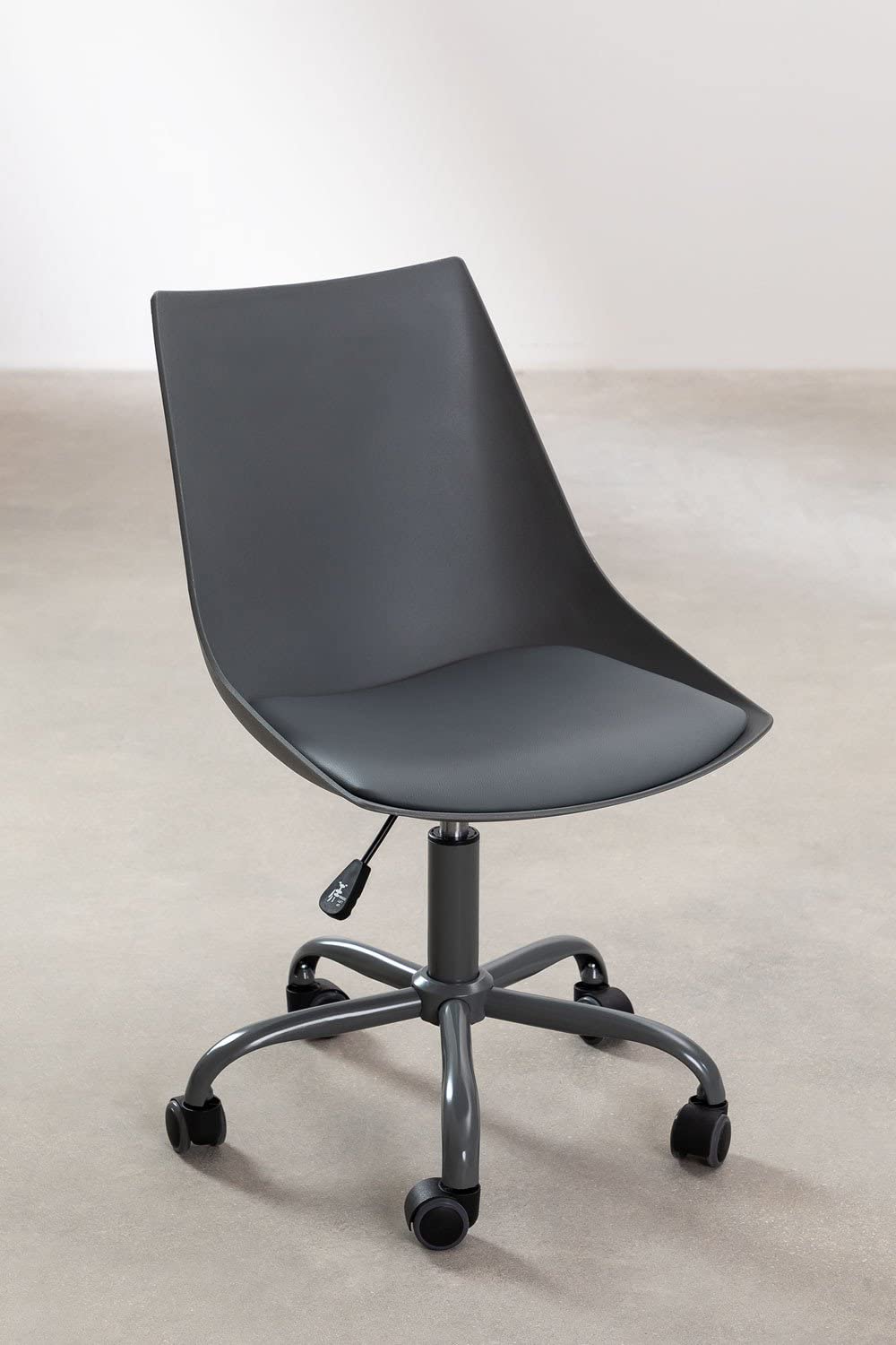 Sklum Adoni sedia da ufficio grigio antracite con ruote