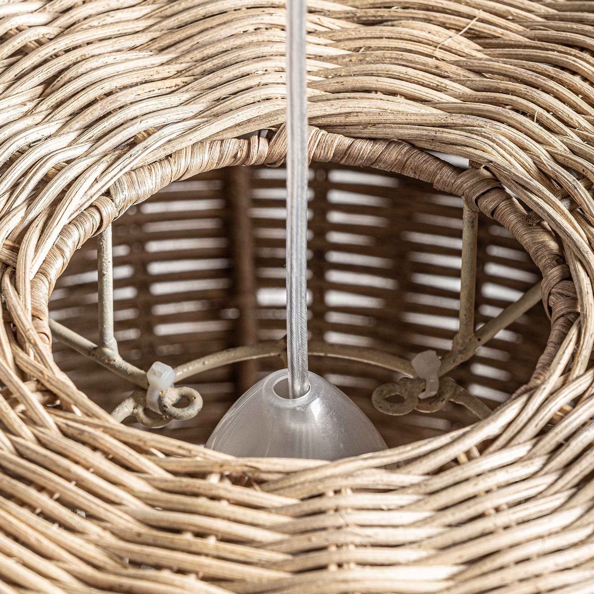 Bambua Tekax lampadario rattan naturale