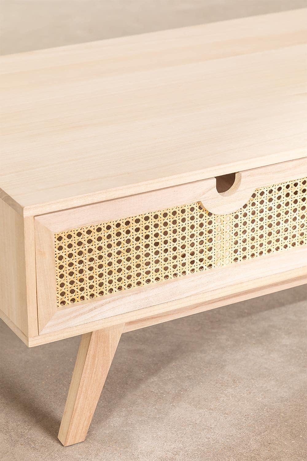 Sklum Ralik Style tavolino caffè legno naturale 120 cm