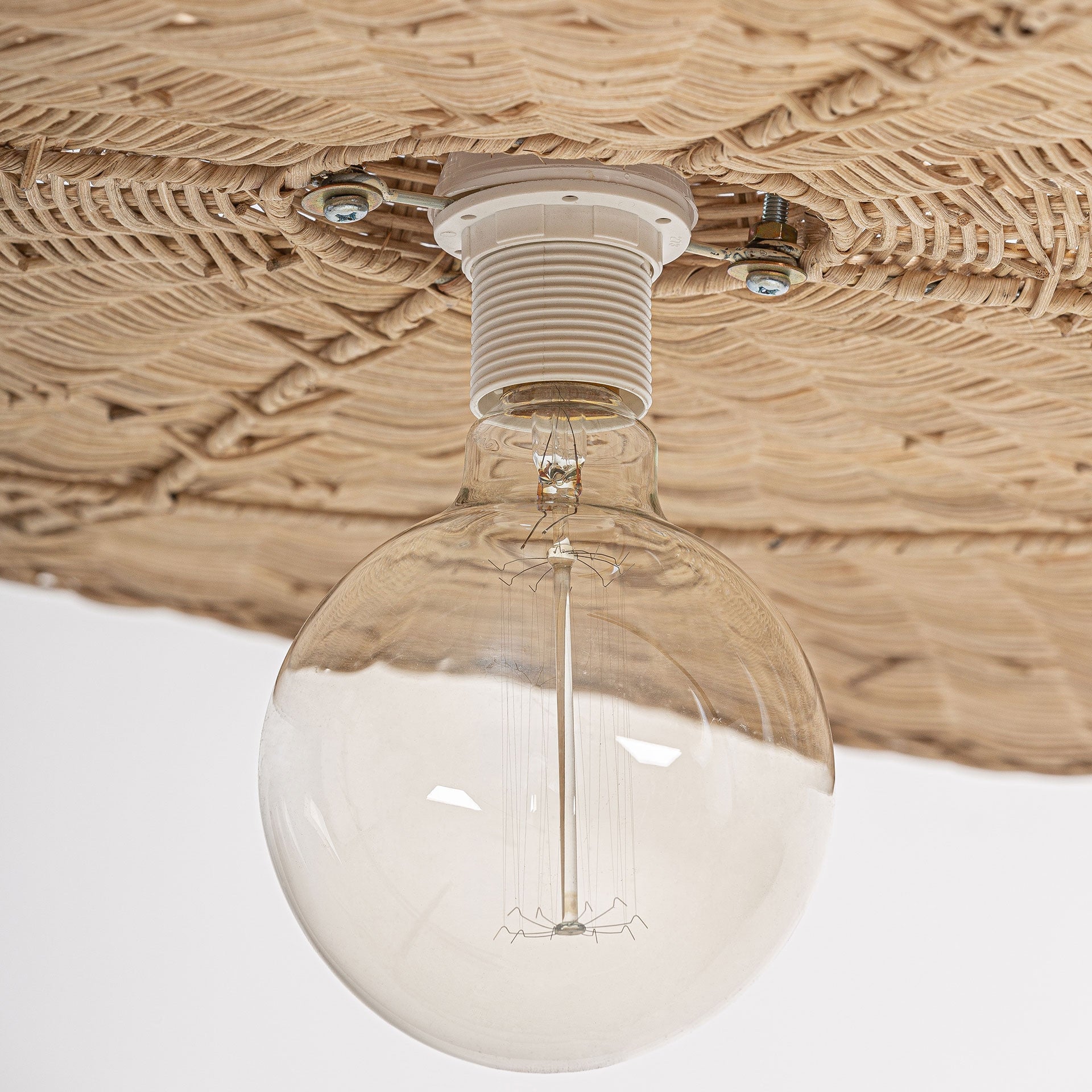 Bambua Uxmal lampadario rattan 80 cm naturale