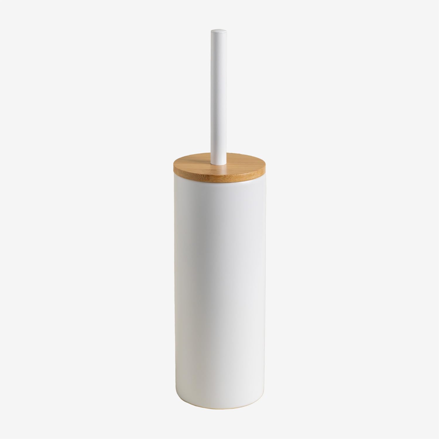 Sklum Elvan Scopino WC Ceramica e Bambù Bianco