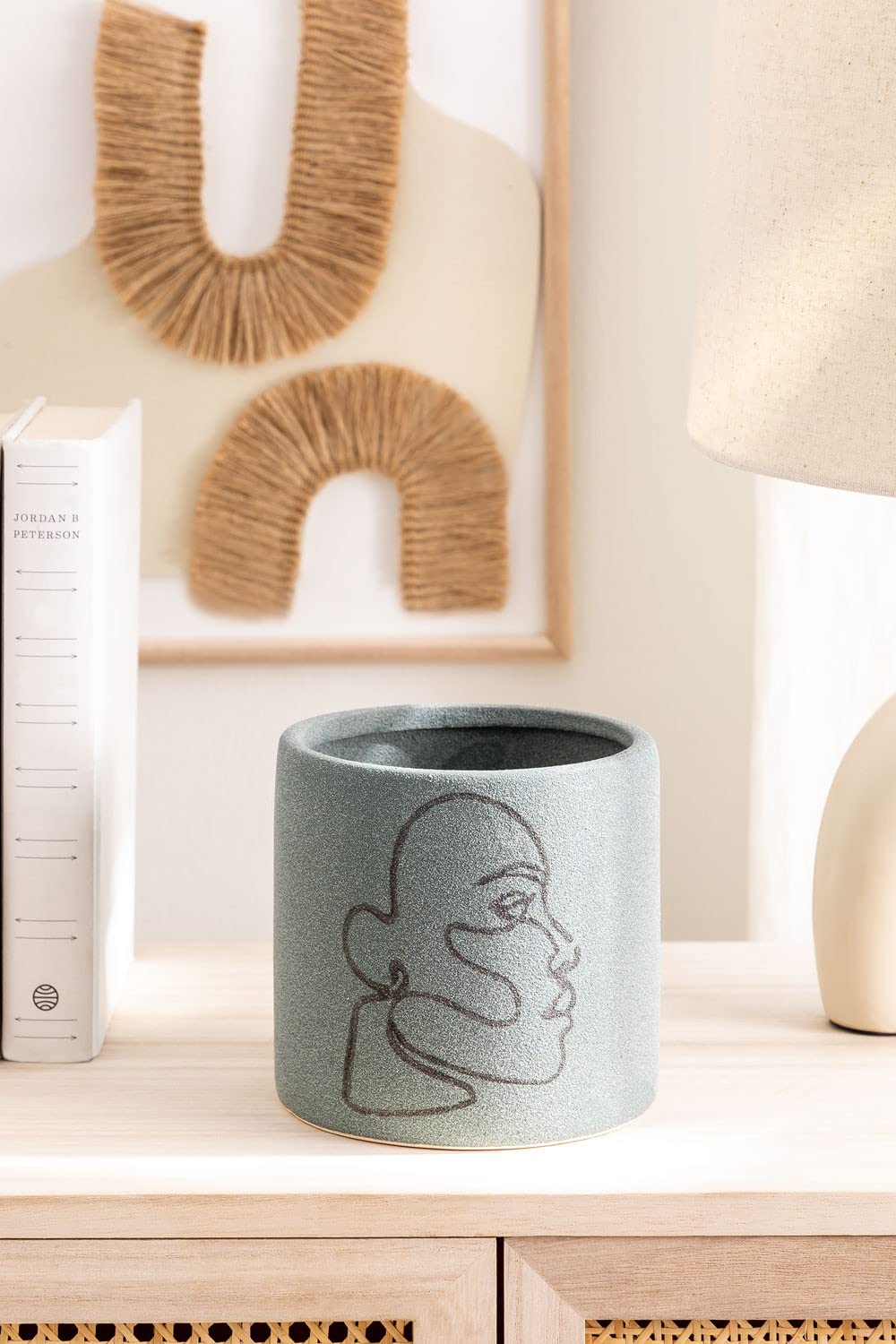 Sklum Olaf Vaso in Ceramica 13 cm Etnico