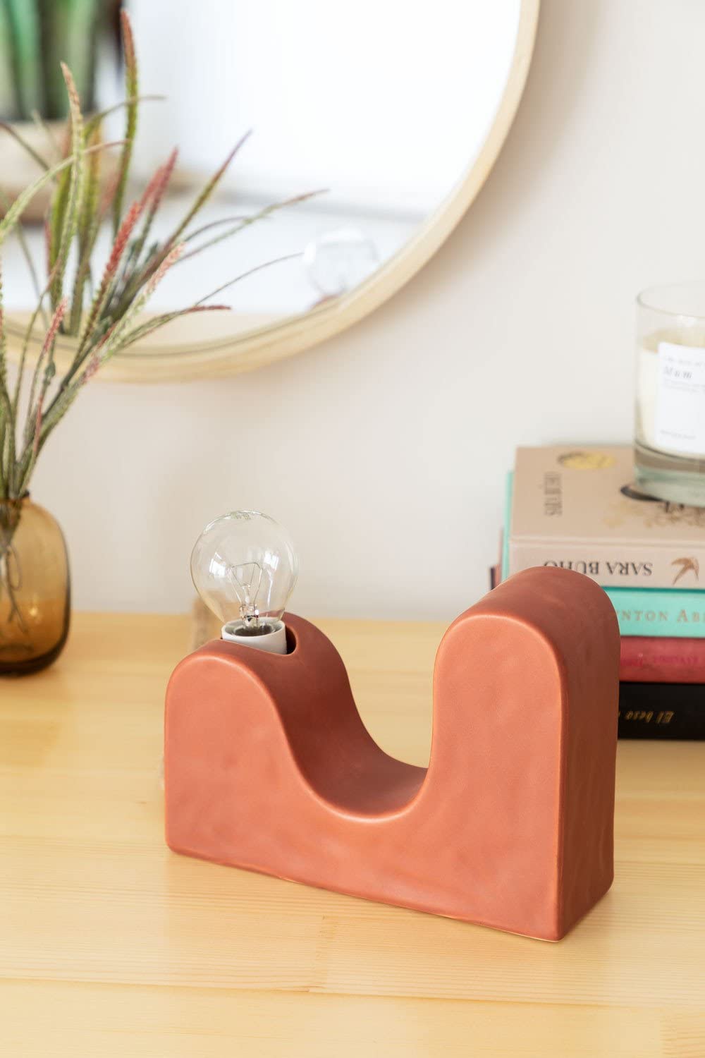 Sklum Ziro Lampada da Tavolo Ceramica Terracotta