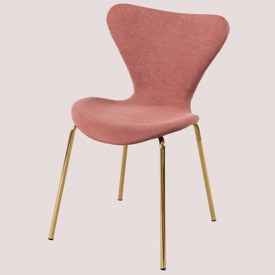 Sklum Uit sedia da pranzo impilabile terracotta