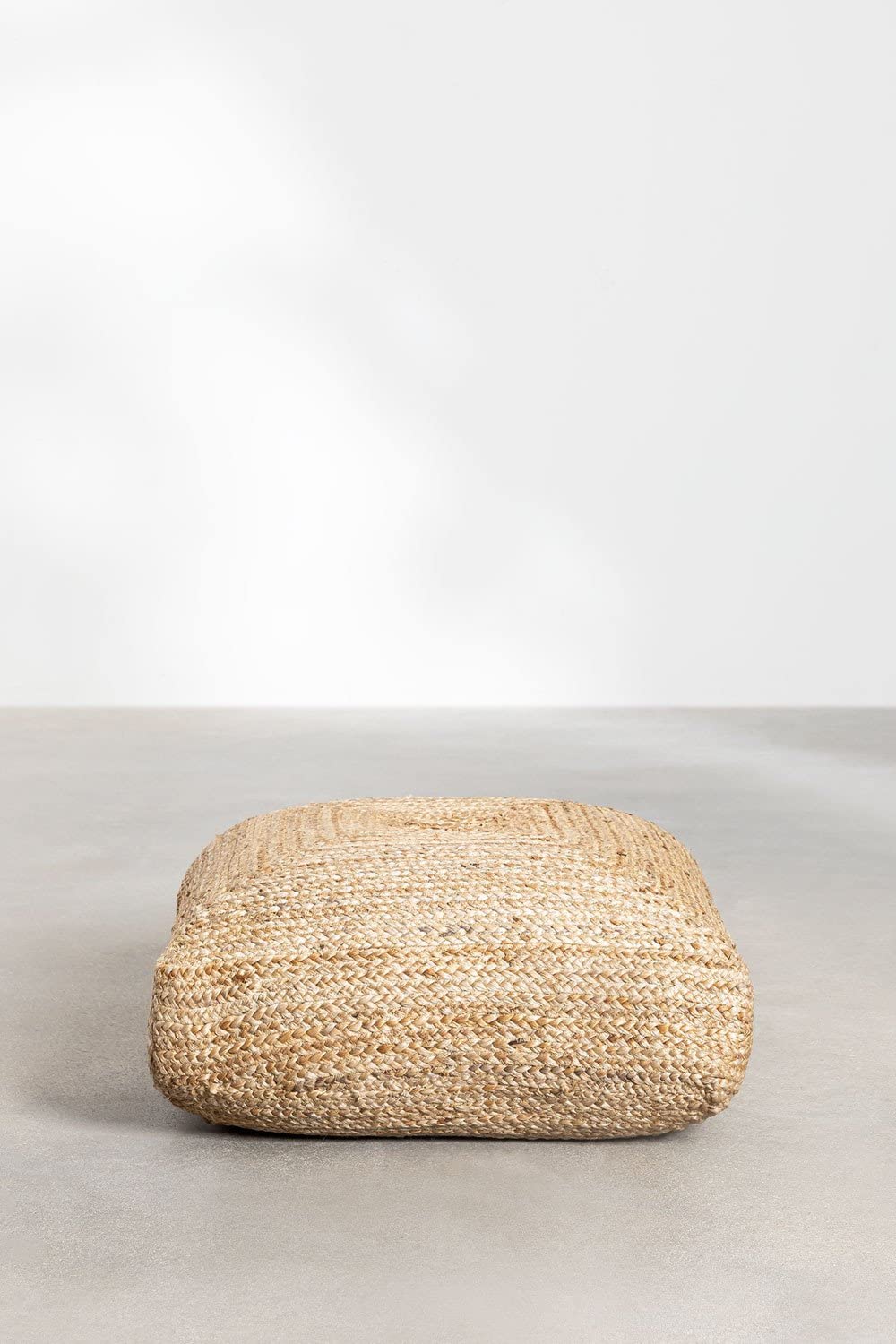 Sklum Pilew pouf quadrato iuta 60x60 cm naturale