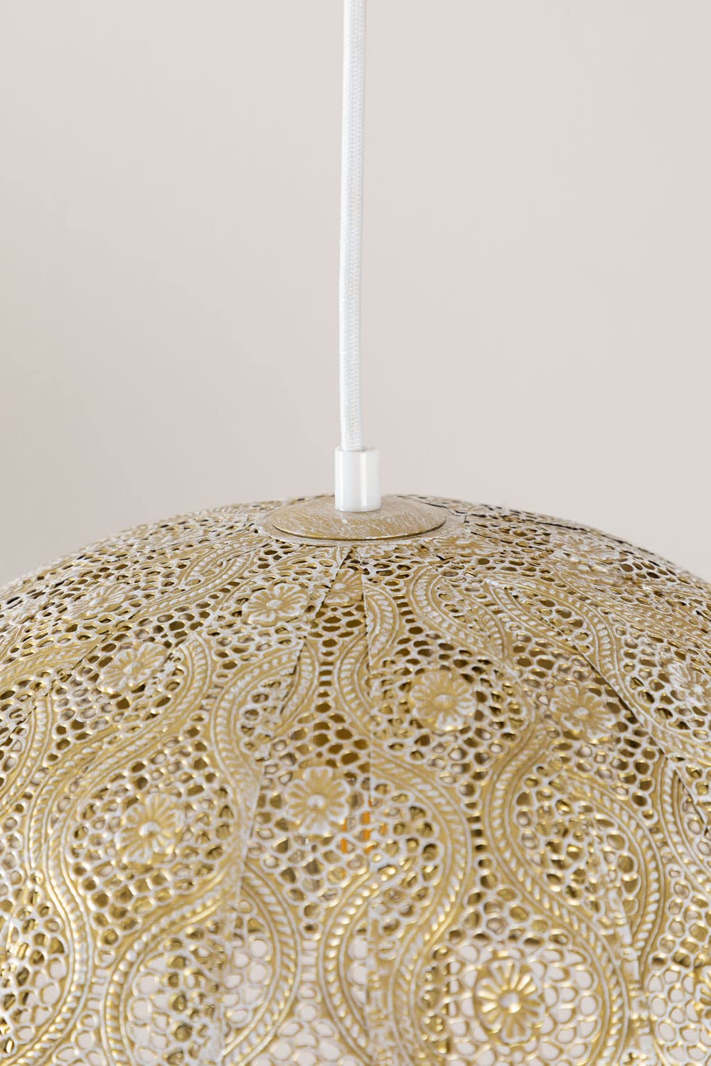 Sklum Meraki Lampada da Soffitto Metallo Oro Vintage
