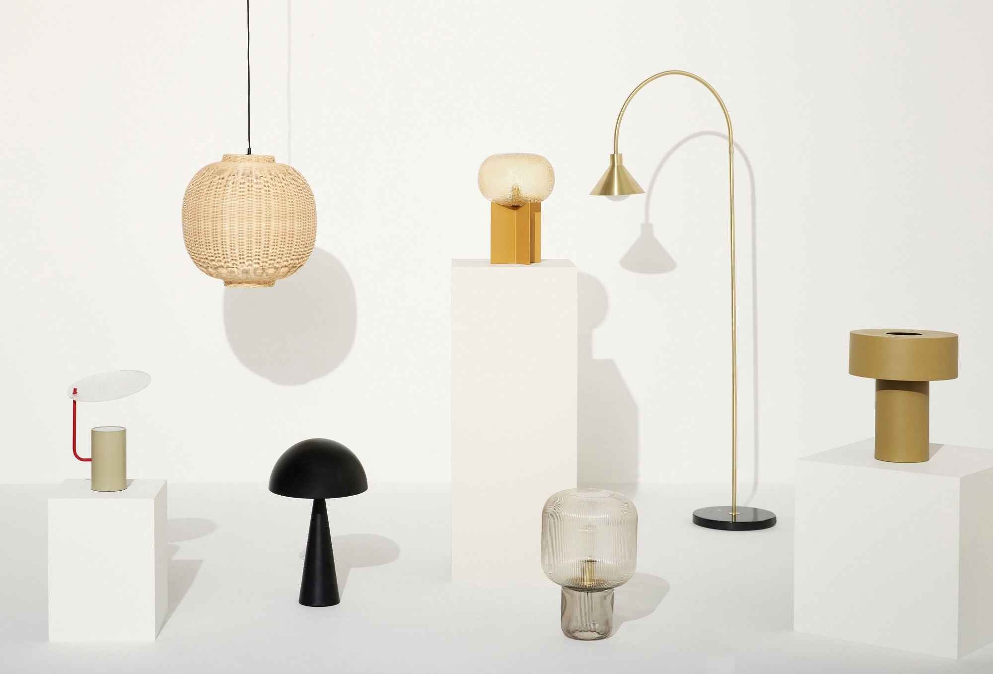 Bambua Podium Lampada da Tavolo Ambra