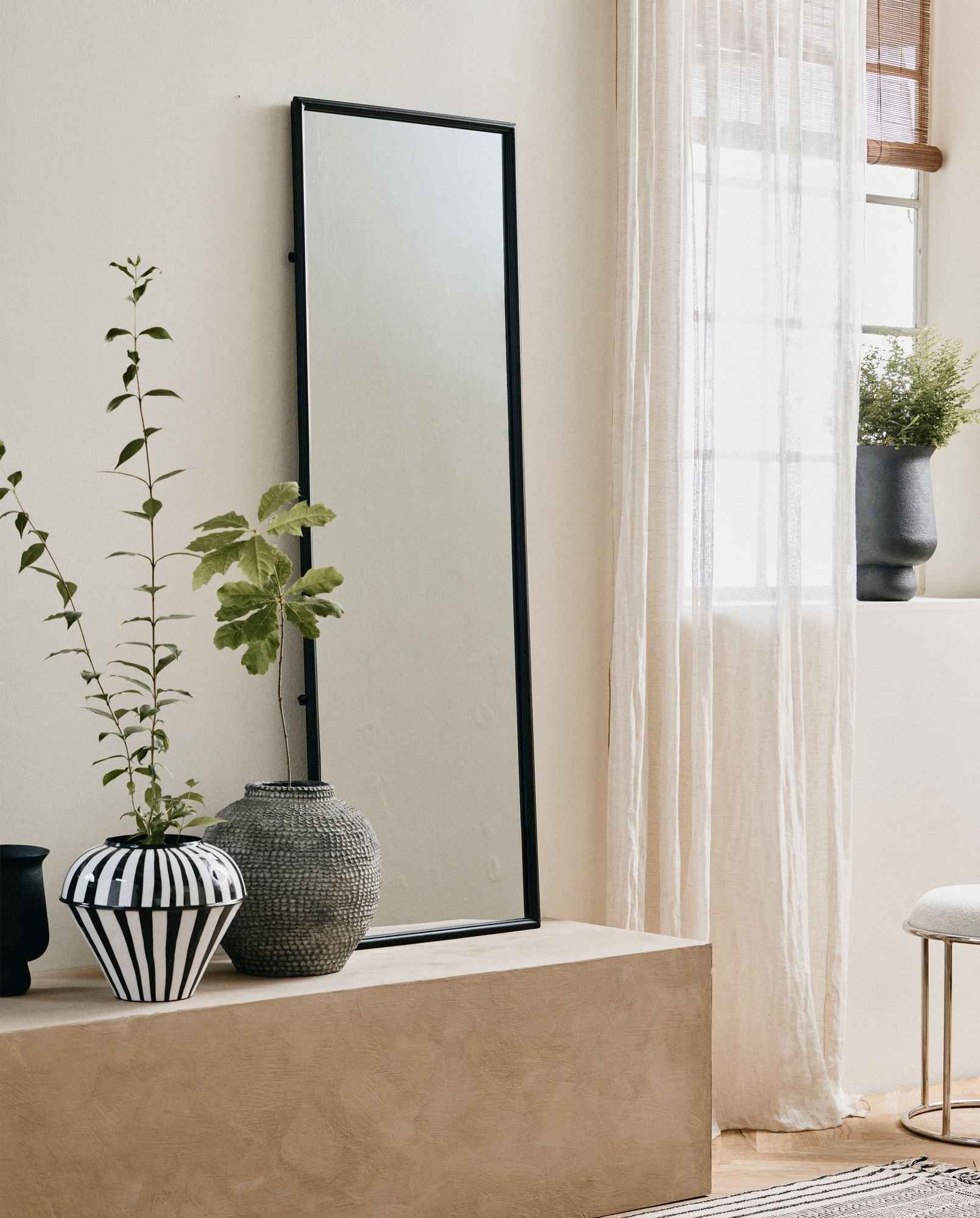 Bambua Rupa vaso decorativo cemento grigio