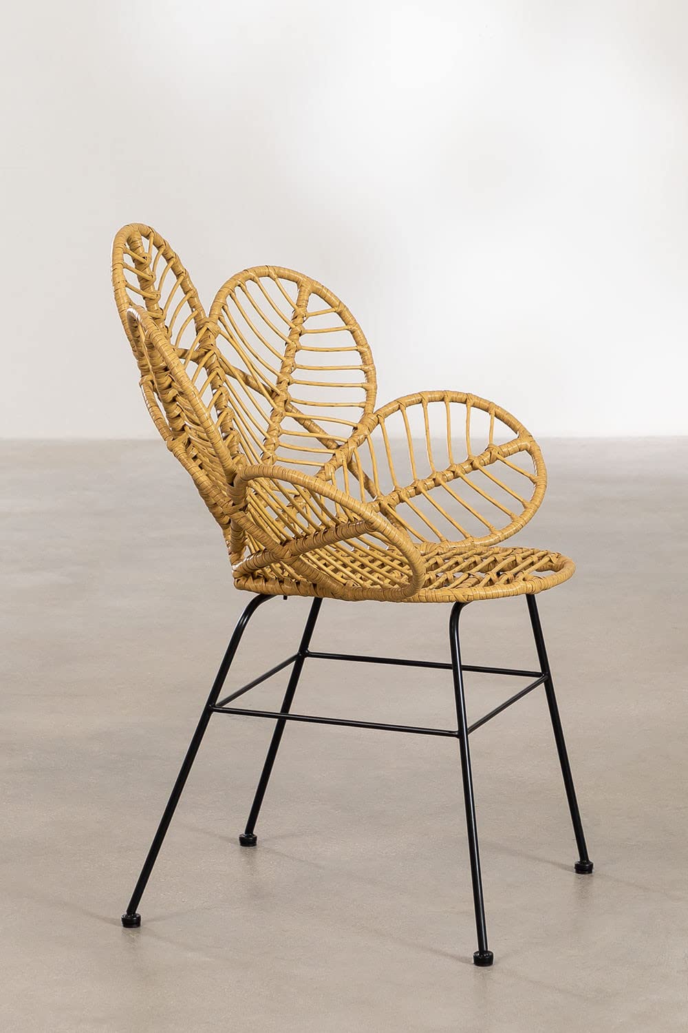 Sklum Rinum Style poltrona da giardino rattan naturale