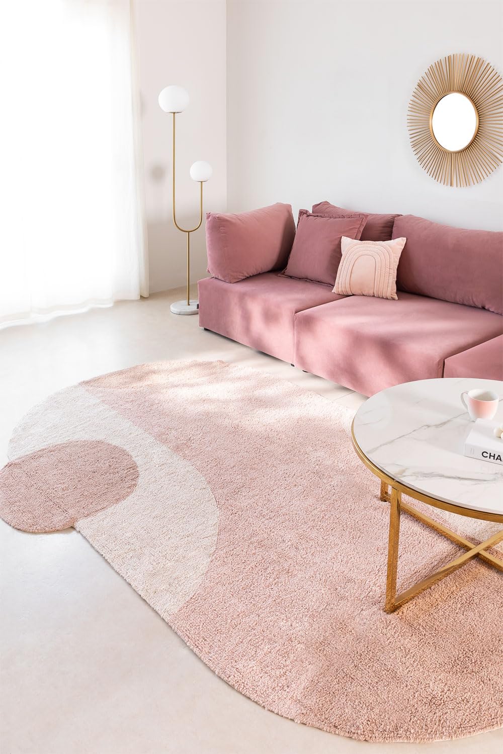 Sklum Vega Tappeto Cotone 250x155 cm Ovale