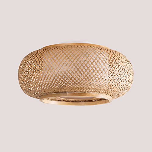 Sklum Terles plafoniera bambù marrone Ø40 cm