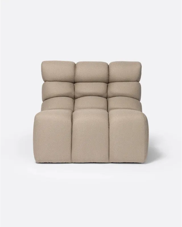 Bambua Chopin divano da giardino 1 posto sabbia outdoor
