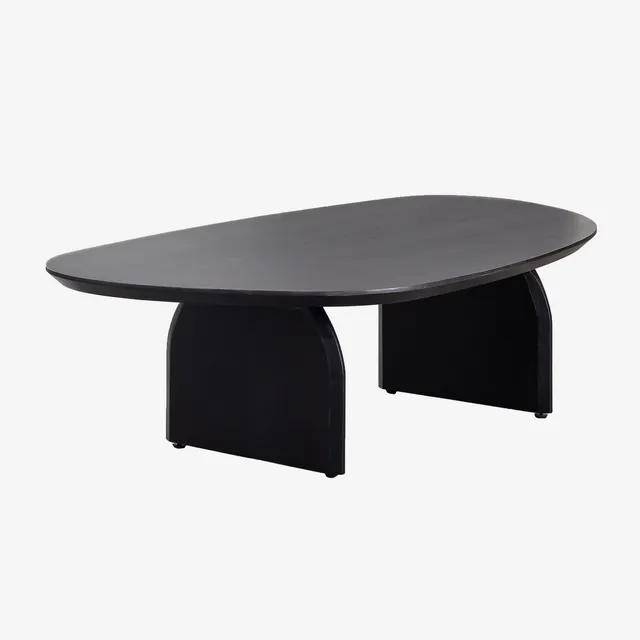Sklum Bedum Tavolino Legno Acacia Nero 135 cm