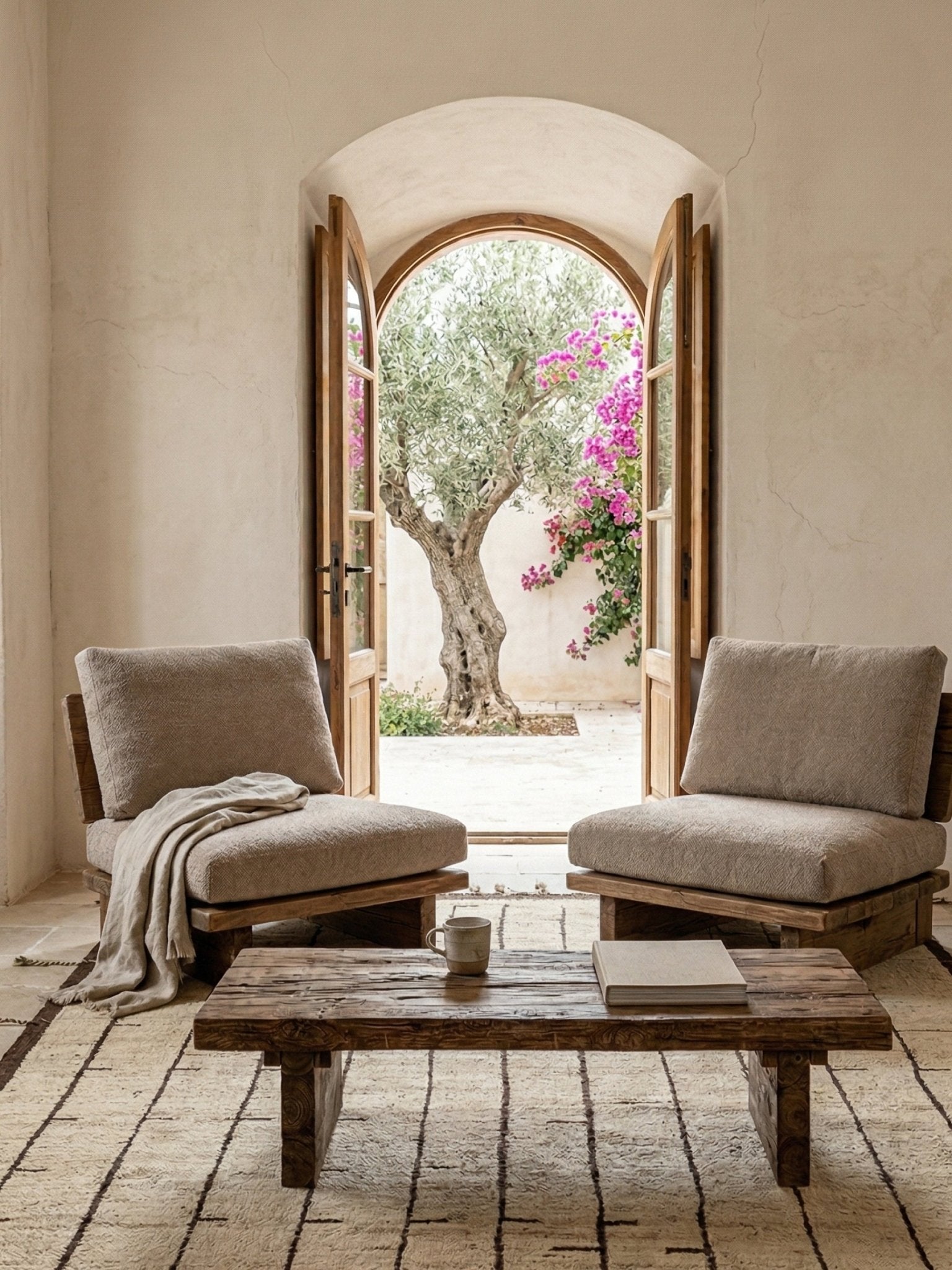 Bambua Givry Lounge Chair poltrona marrone
