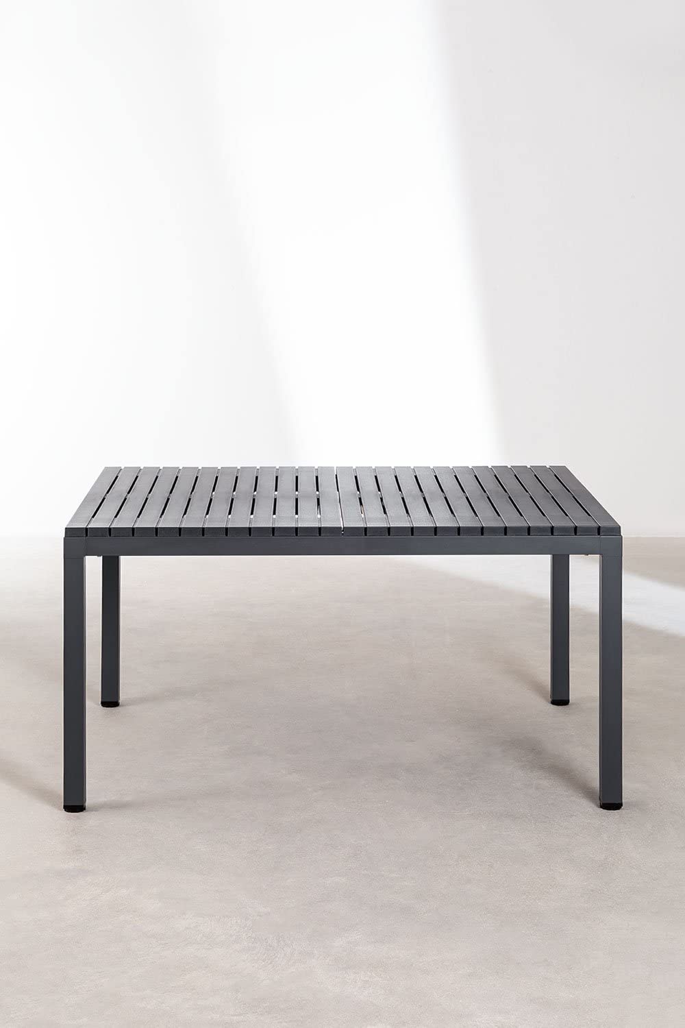 Sklum Marti tavolo giardino 140x100 cm nero carbone