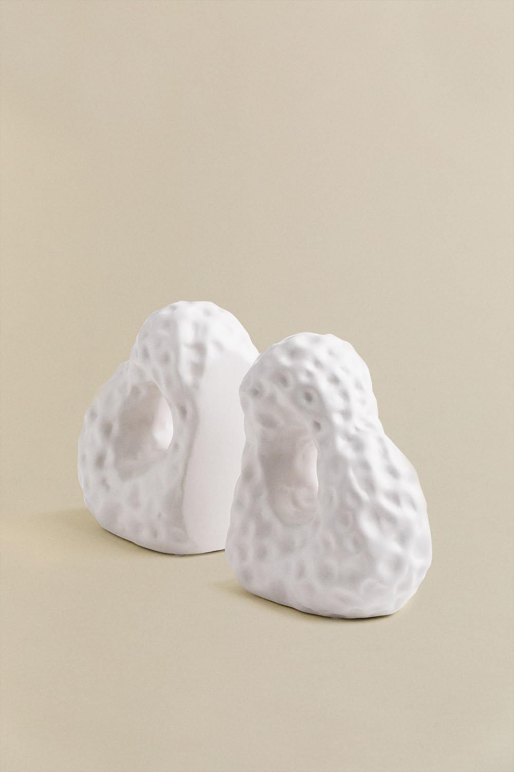 Sklum Sayre Set 2 Fermalibri Ceramica Forma Roccia