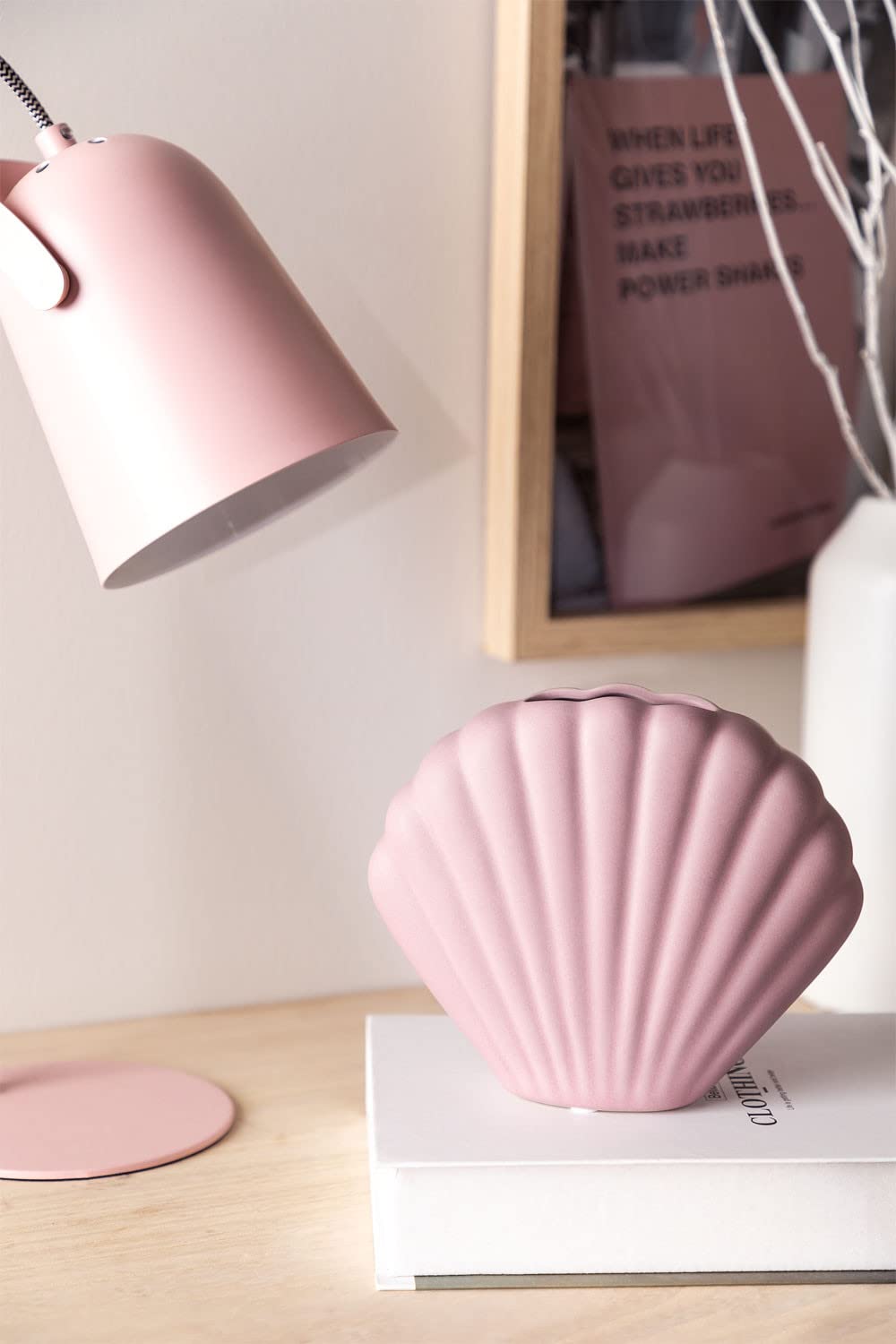 Sklum Walop vaso in ceramica 14,5 cm rosa peachskin