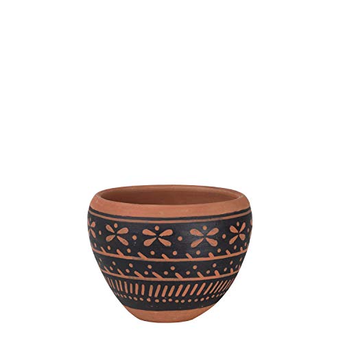 Sklum Vaza vaso in ceramica rosso argilla Ø16,5 cm