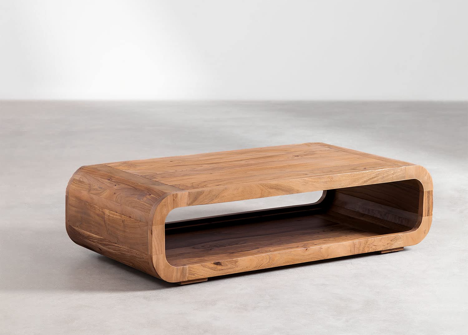 Sklum Vacry tavolino in legno acacia marrone 120 cm