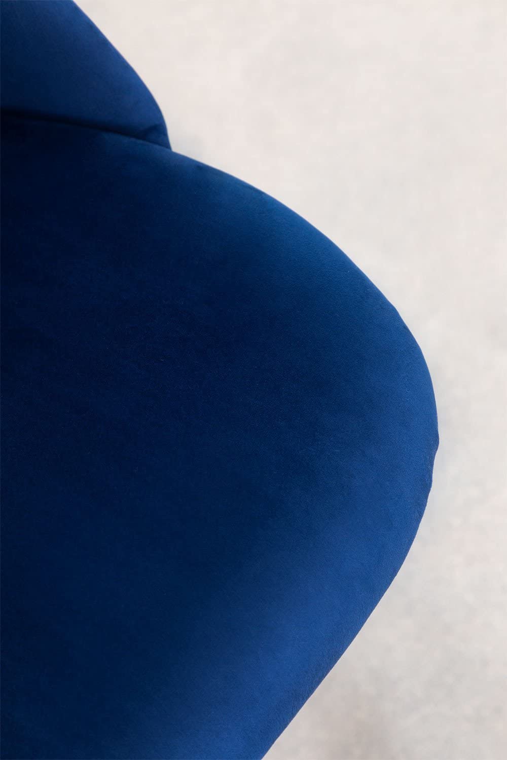 Sklum Garbys sedia da ufficio blu velluto