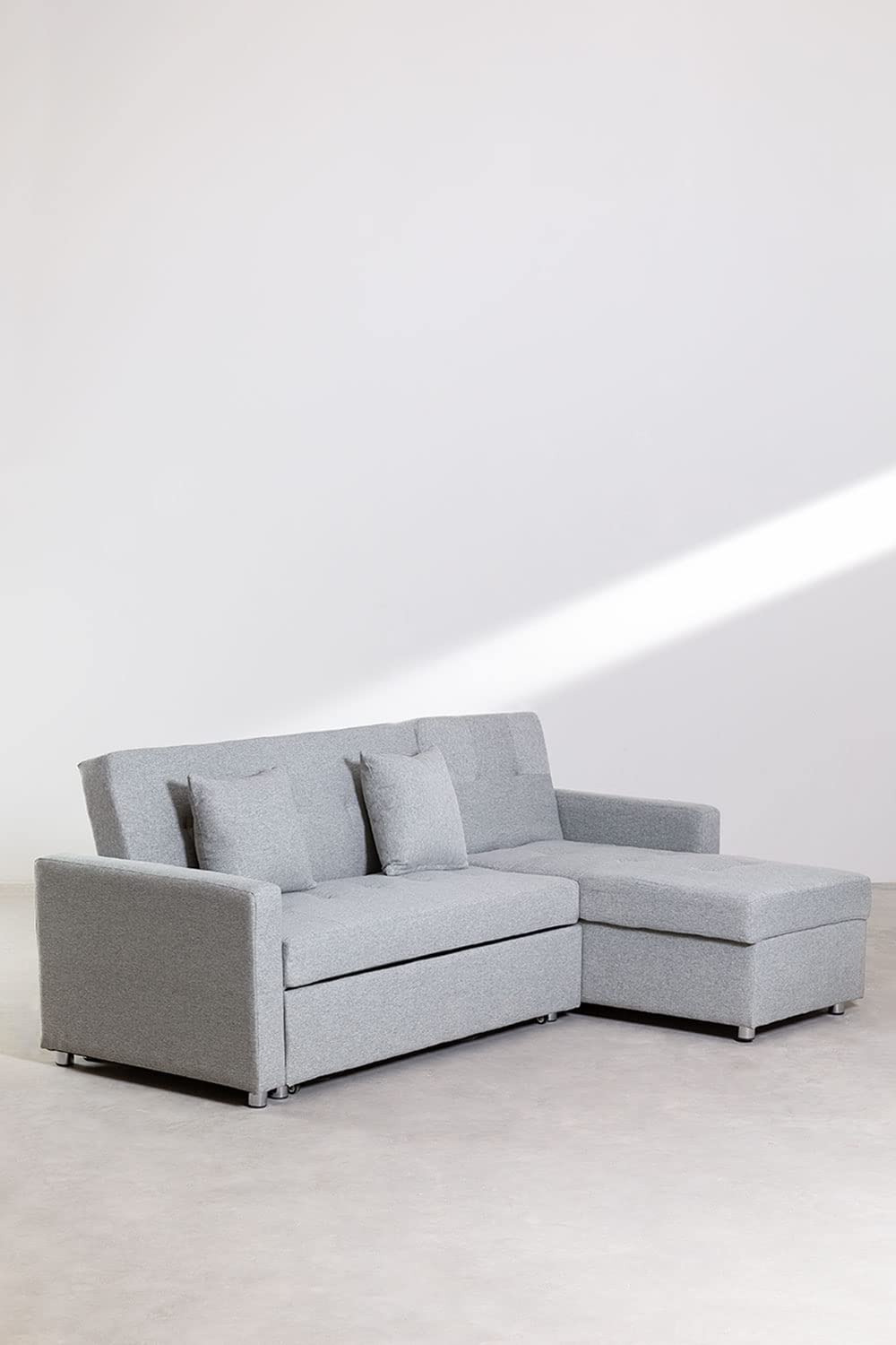 Sklum Duom divano letto 3 posti lino chaise longue