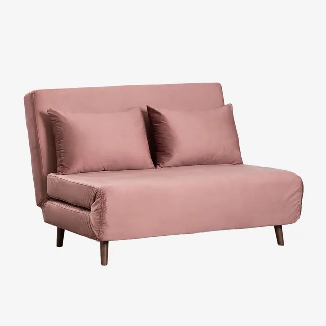 Sklum Elen divano letto 2 posti rosé velluto