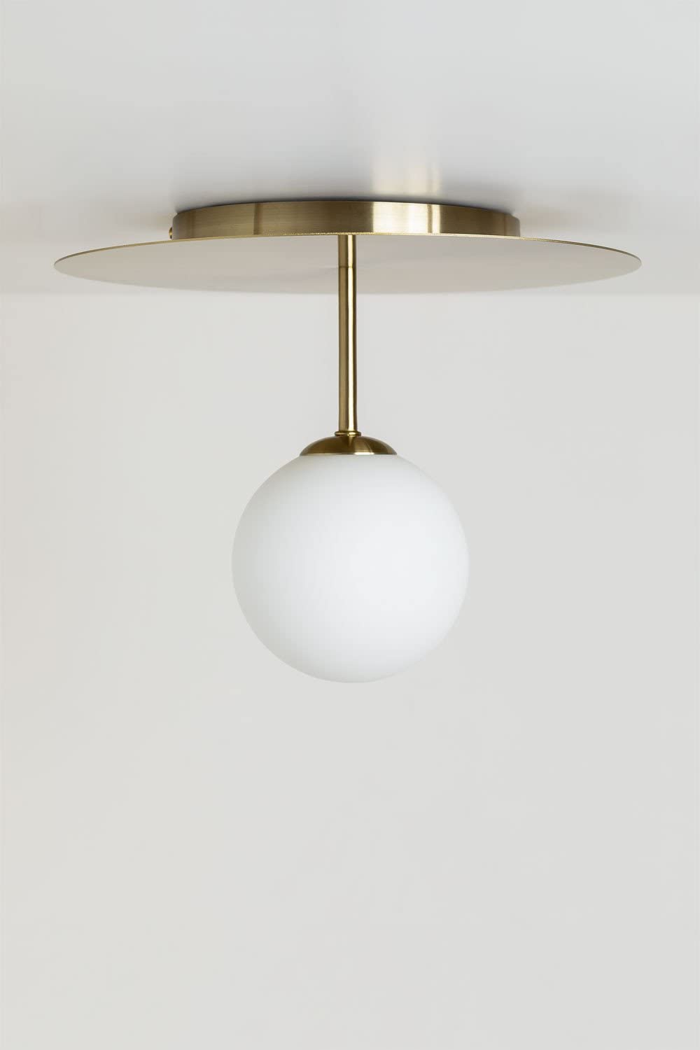 Sklum Uvol Plafoniera Vetro Sfera Cristallo D30 cm Ferro