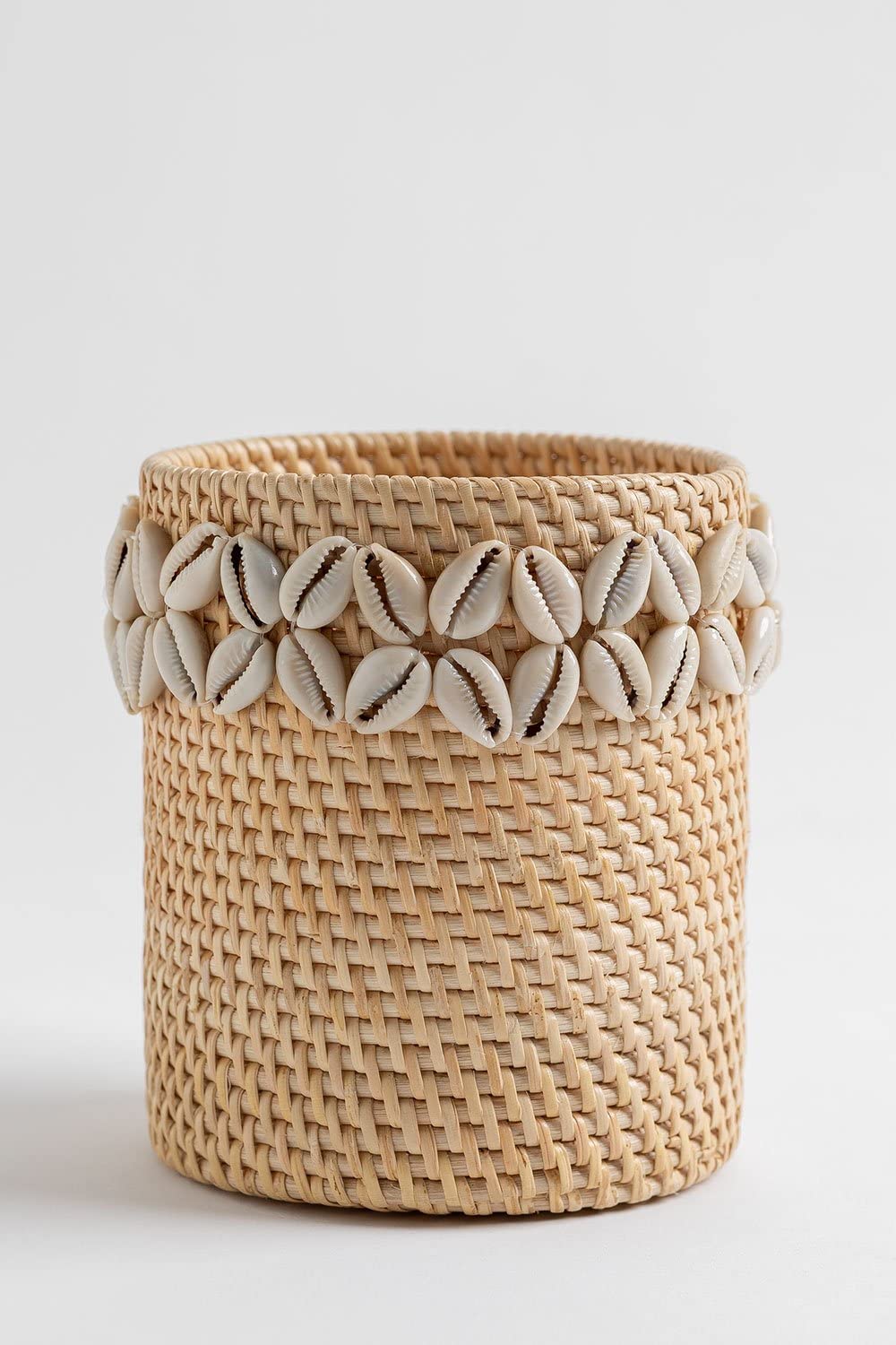 Sklum Ytilus set 2 cestini rattan naturale conchiglie