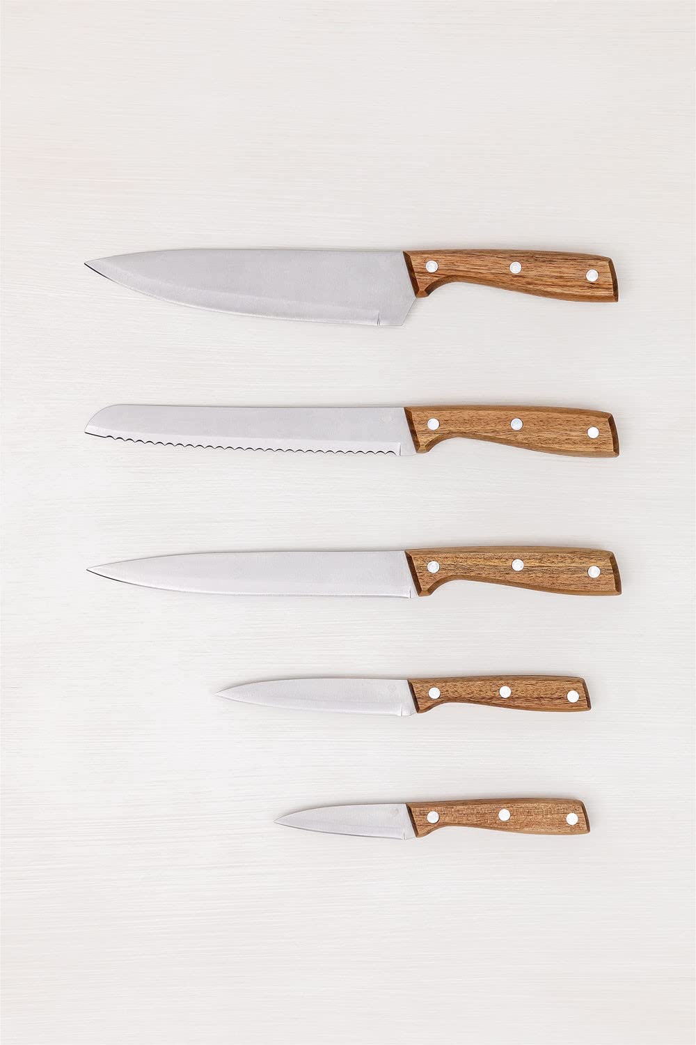 Sklum Espe set coltelli cucina con ceppo legno