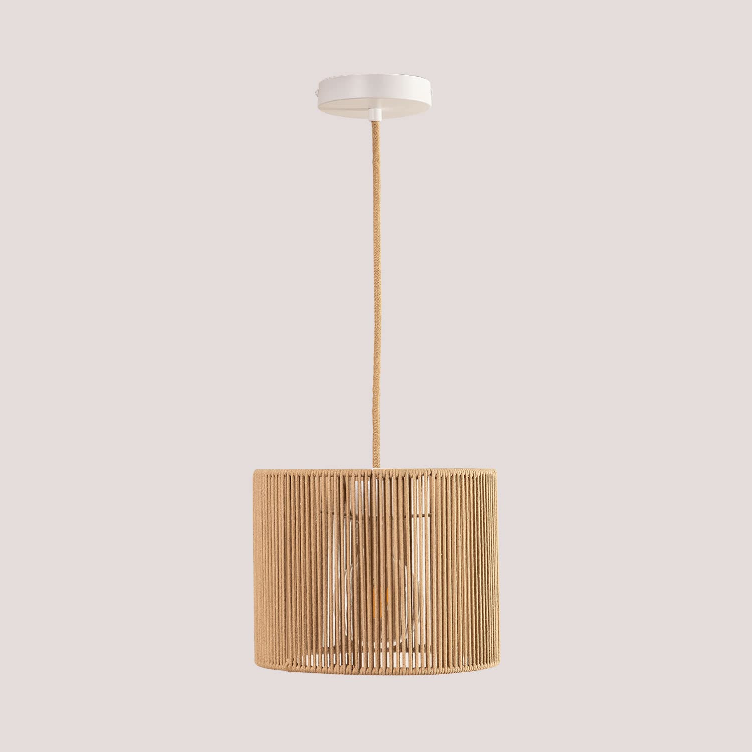 Sklum Uillo lampada a soffitto Ø25 cm corda nylon E27