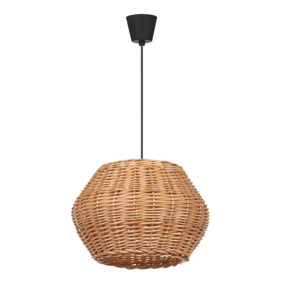 Sklum Yuba lampada a soffitto bambini rattan naturale