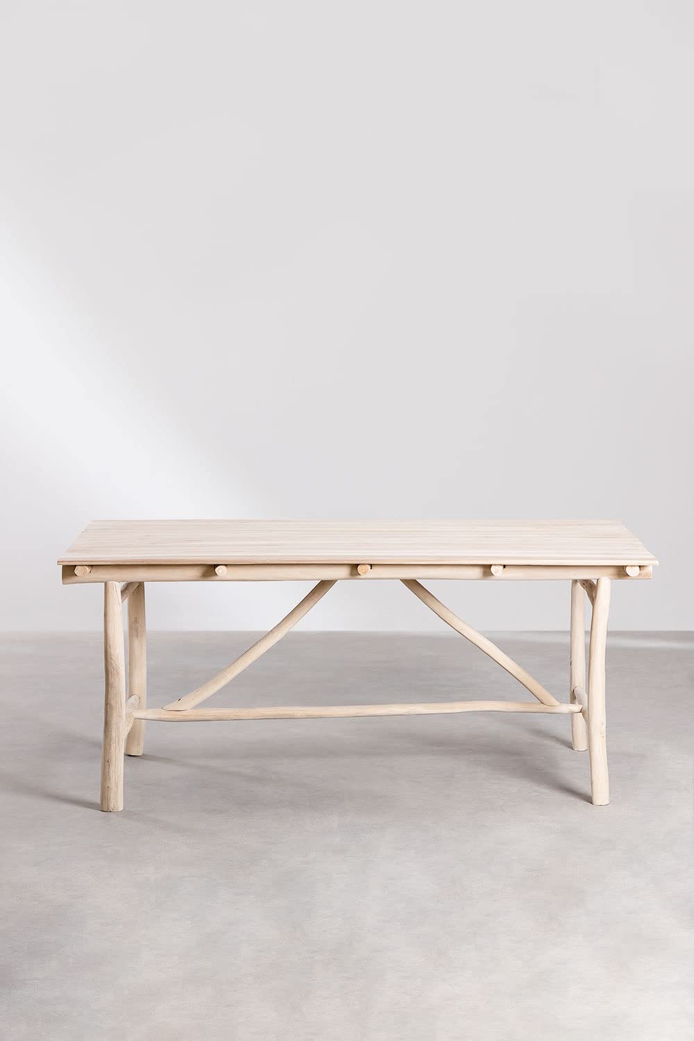 Sklum Nabila tavolo da giardino in teak 180x100 cm