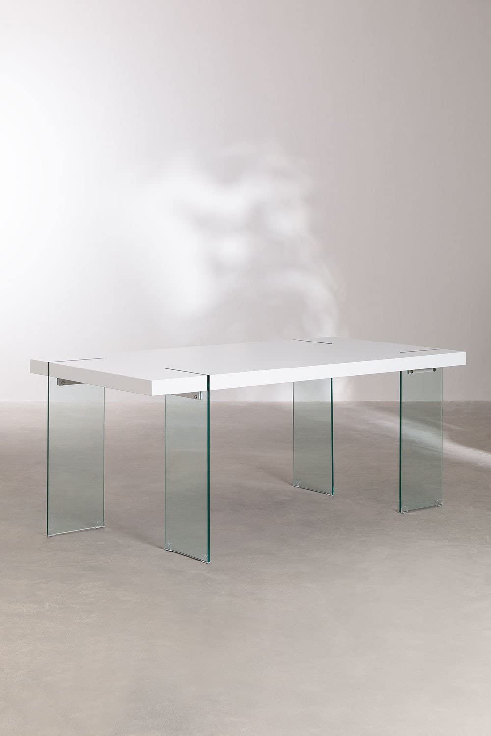 Sklum Kali tavolo da pranzo 190x95 cm gambe in vetro