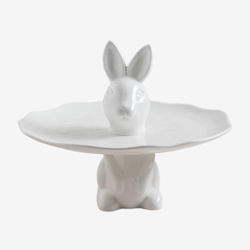 Sklum Bünih vassoio porcellana con figura Ø21,5 cm