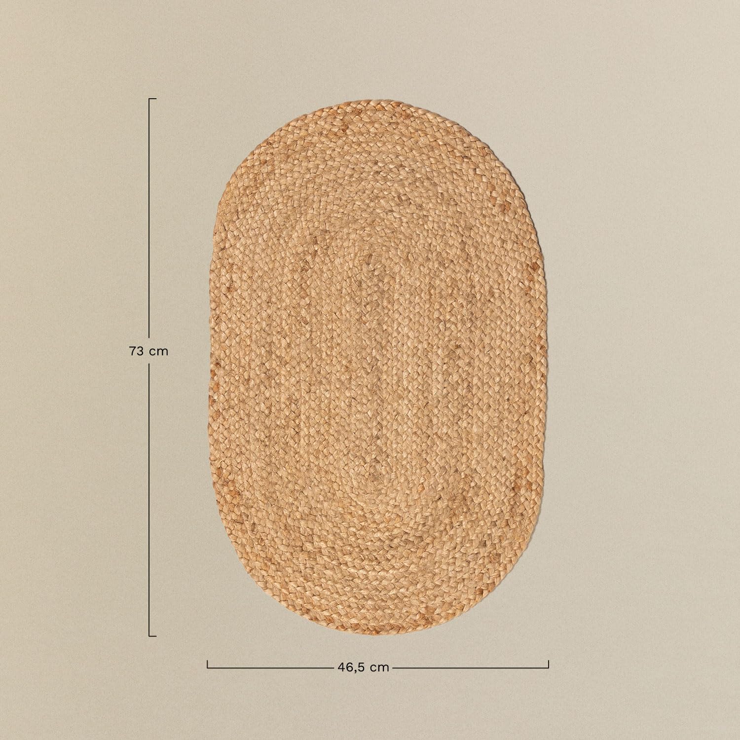 Sklum Never zerbino ovale iuta 73x46,5 cm
