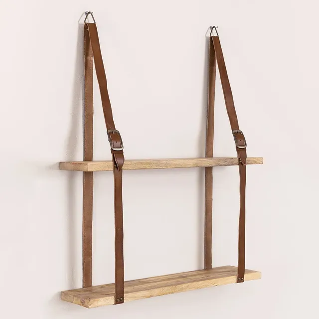 Sklum Belmar scaffale a parete legno naturale 73 cm