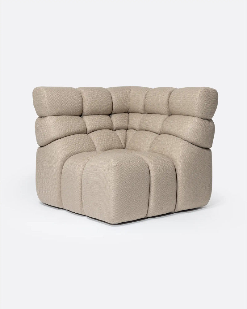 Bambua Chopin divano angolare outdoor sabbia