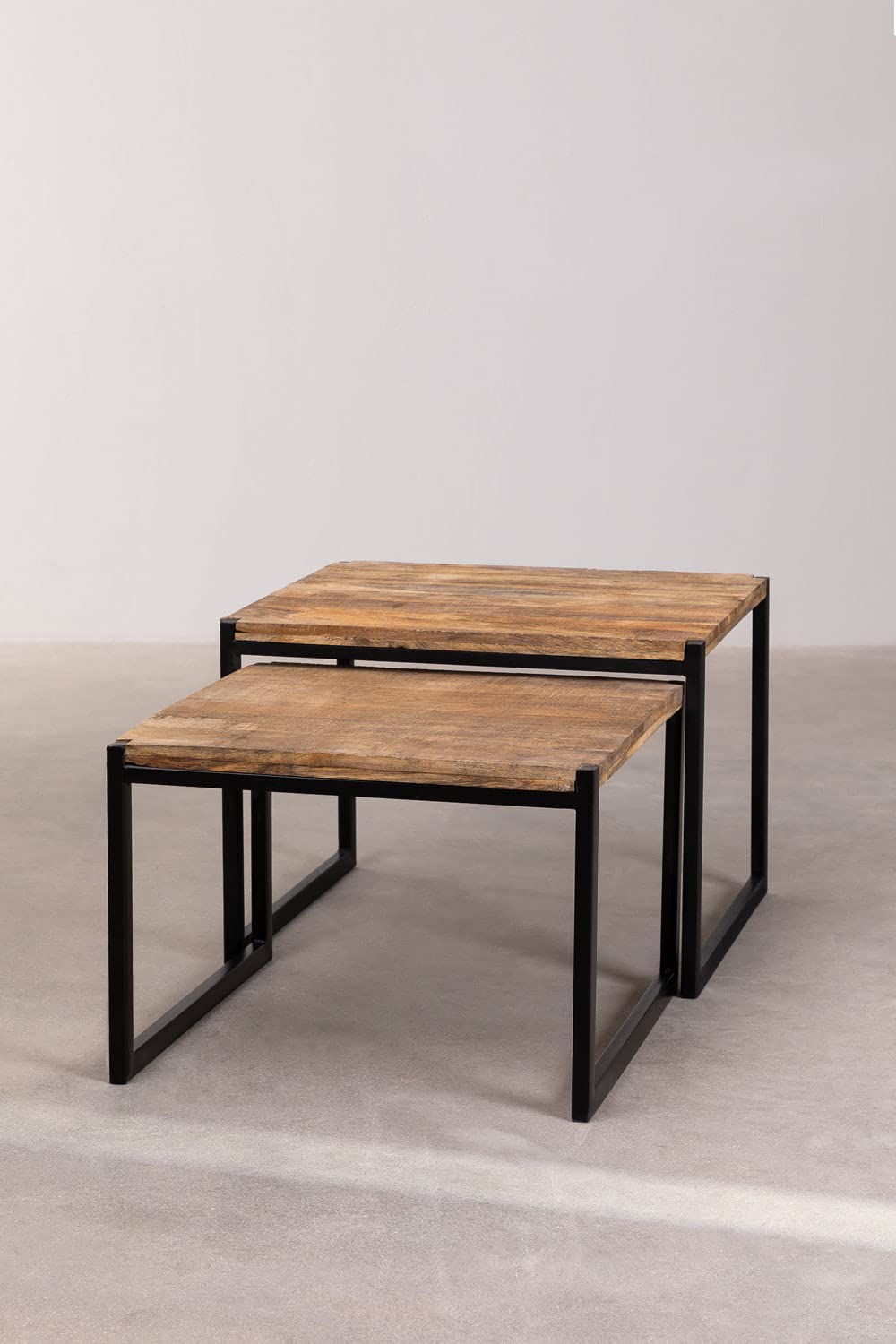Sklum Emet Style tavolini nido legno set 2 pezzi