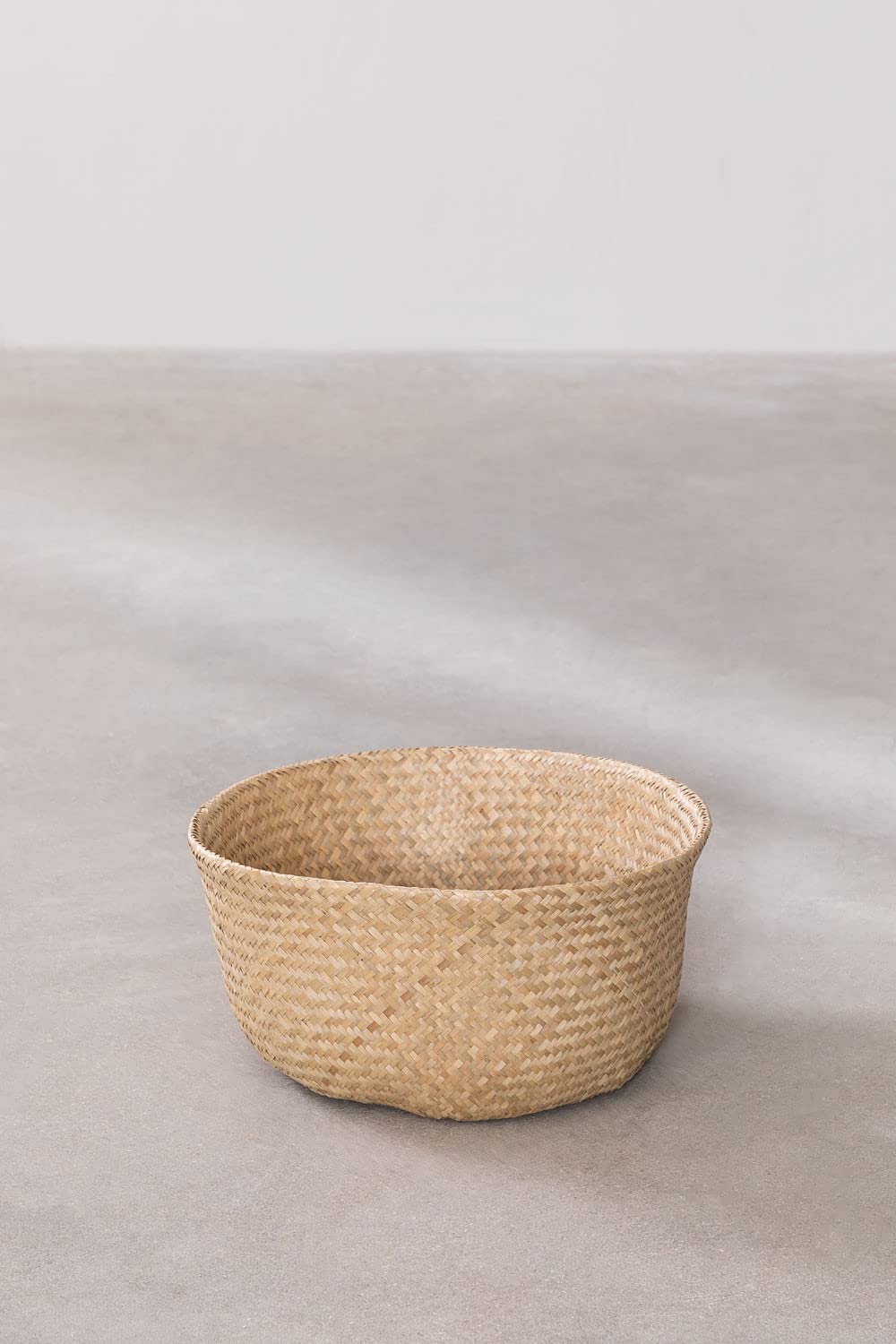 Sklum Kahs portavaso 40x38 cm in giunco intrecciato