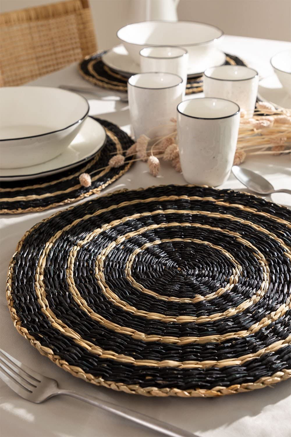 Sklum Khaa Sottopentola Juta Ø35 cm Decorativo