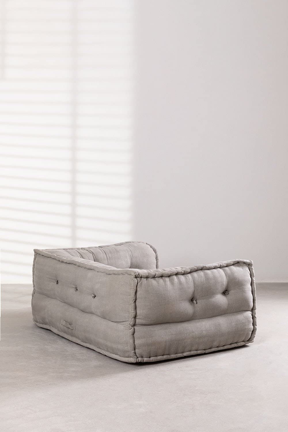 Sklum Dhel Divano Modulare in Cotone Grigio Chiaro