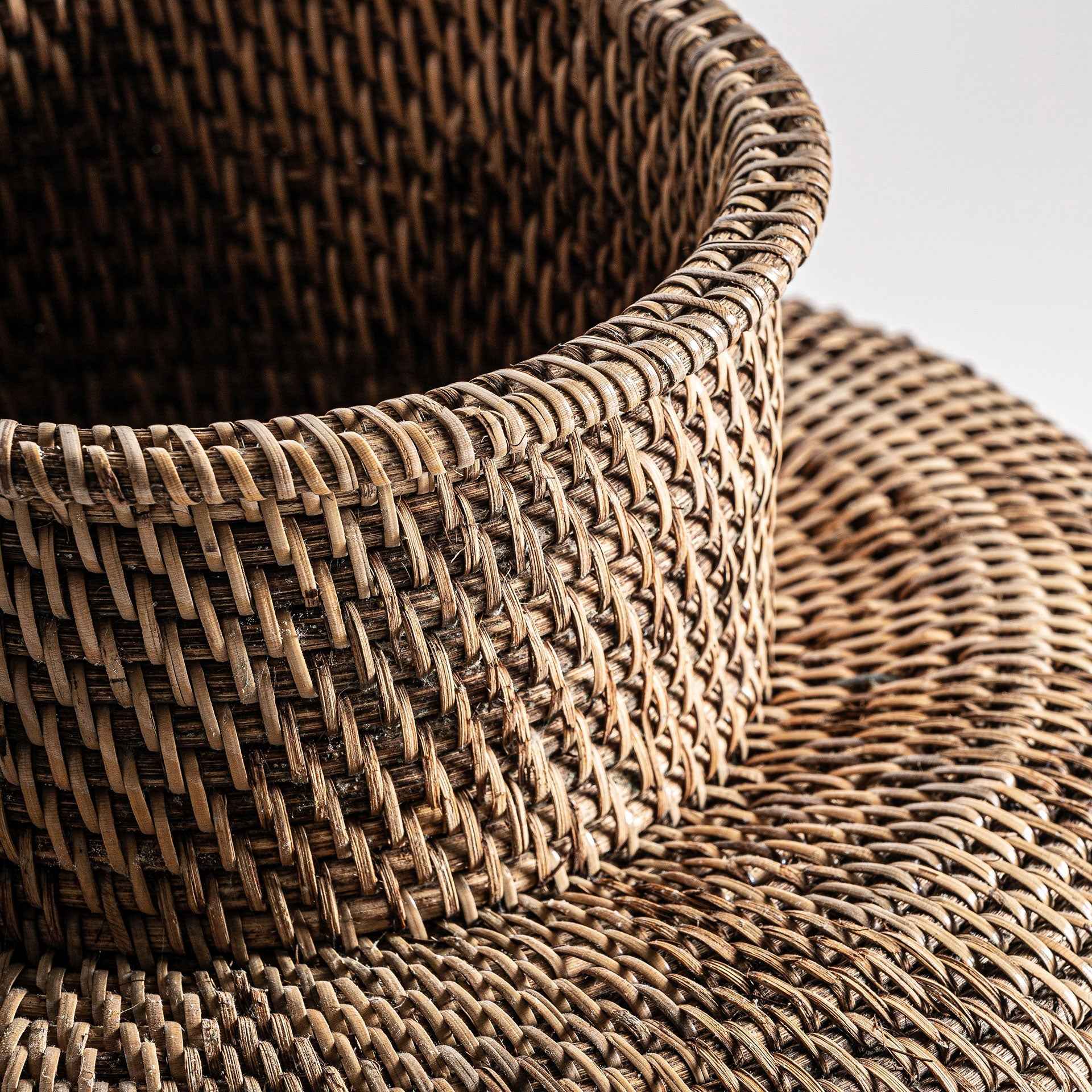Bambua Kalid cesto portabiancheria rattan 40x40x80