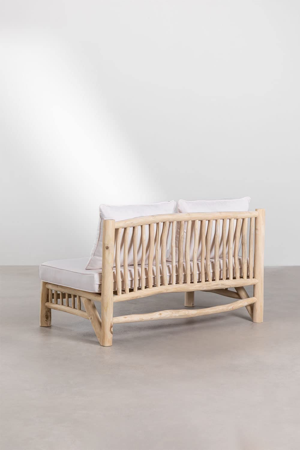 Sklum Narel divano 2 posti senza braccioli teak