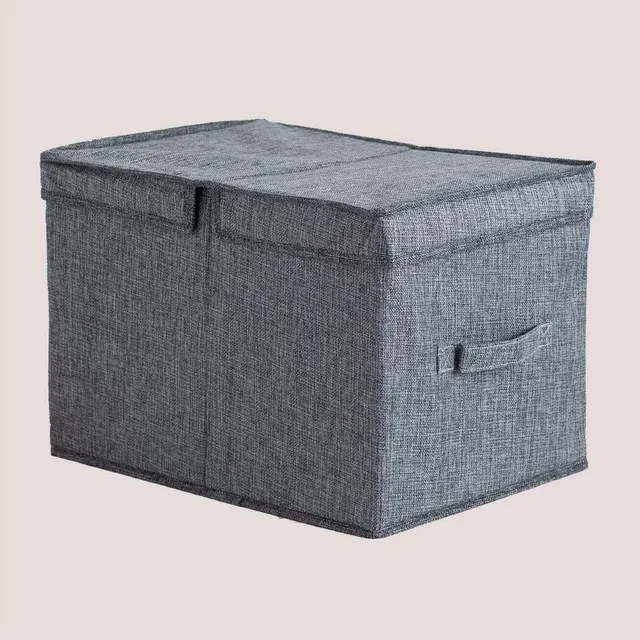 Sklum Tarinna scatola organizer tessuto con coperchio e maniglia